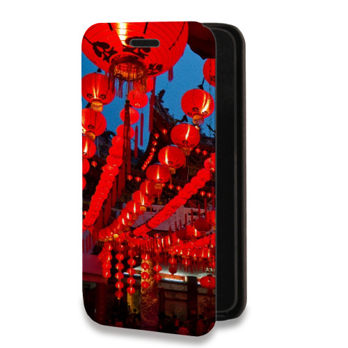 Дизайнерский горизонтальный чехол-книжка для Realme C11 (2021) Китайский Новый Год