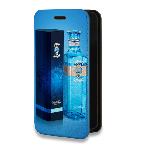 Дизайнерский горизонтальный чехол-книжка для Iphone 13 Mini Bombay Sapphire