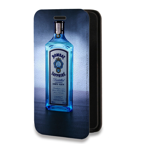 Дизайнерский горизонтальный чехол-книжка для Iphone Xr Bombay Sapphire