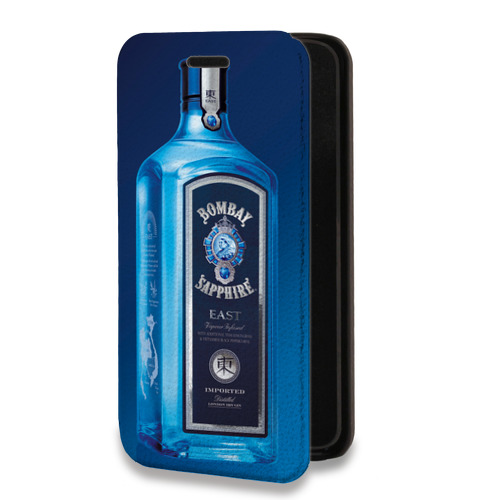 Дизайнерский горизонтальный чехол-книжка для Iphone Xr Bombay Sapphire