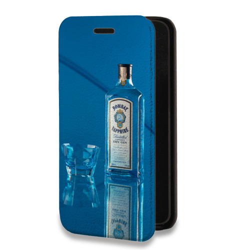 Дизайнерский горизонтальный чехол-книжка для Iphone 13 Mini Bombay Sapphire