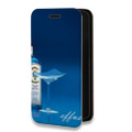 Дизайнерский горизонтальный чехол-книжка для Iphone 7 Bombay Sapphire