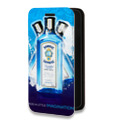 Дизайнерский горизонтальный чехол-книжка для Iphone 14 Bombay Sapphire