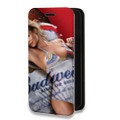Дизайнерский горизонтальный чехол-книжка для Huawei Honor 20 Budweiser