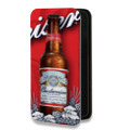 Дизайнерский горизонтальный чехол-книжка для Iphone 14 Budweiser