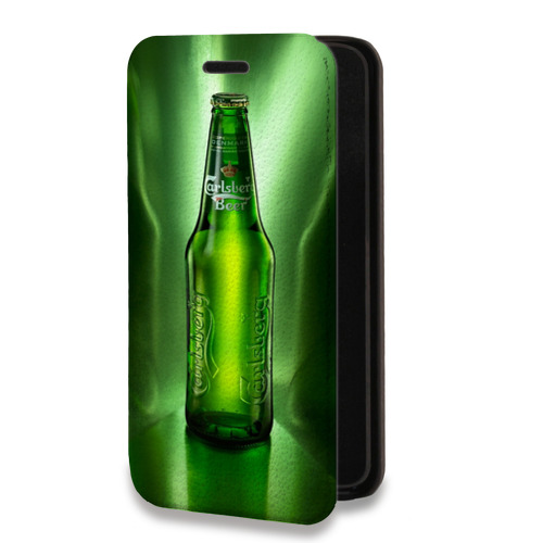 Дизайнерский горизонтальный чехол-книжка для Huawei Y5p Carlsberg