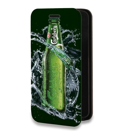 Дизайнерский горизонтальный чехол-книжка для Nokia 1.4 Carlsberg