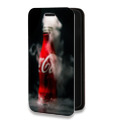 Дизайнерский горизонтальный чехол-книжка для Huawei P40 Pro Coca-cola