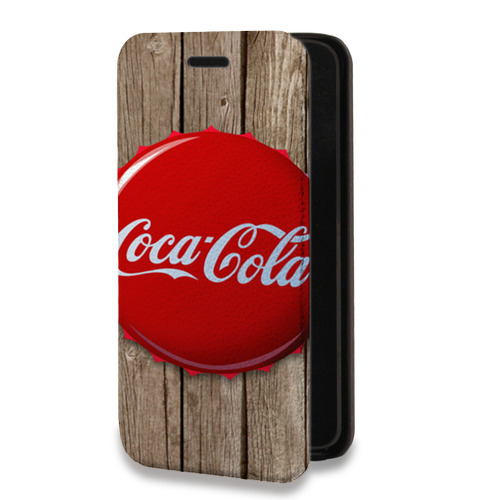 Дизайнерский горизонтальный чехол-книжка для Samsung Galaxy S22 Ultra Coca-cola