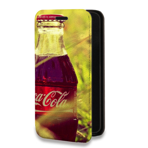 Дизайнерский горизонтальный чехол-книжка для Huawei Honor Note 8 Coca-cola