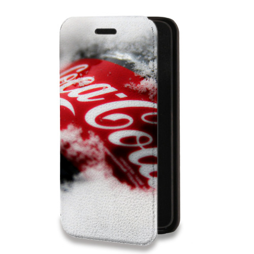 Дизайнерский горизонтальный чехол-книжка для Microsoft Lumia 640 XL Coca-cola