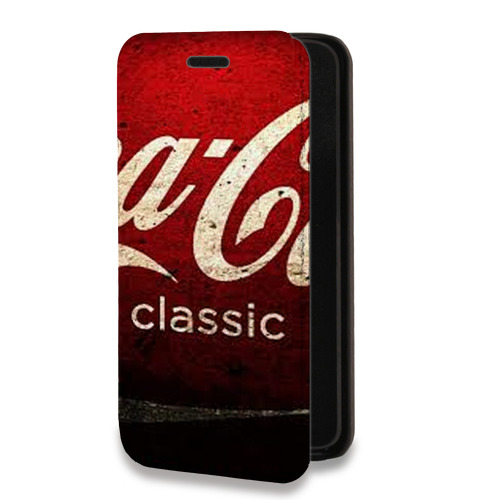 Дизайнерский горизонтальный чехол-книжка для Realme C11 Coca-cola