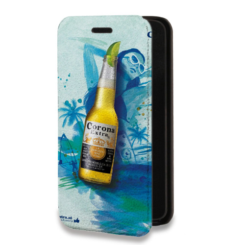 Дизайнерский горизонтальный чехол-книжка для Iphone 14 Pro Max Corona