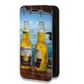 Дизайнерский горизонтальный чехол-книжка для Samsung Galaxy A32 Corona