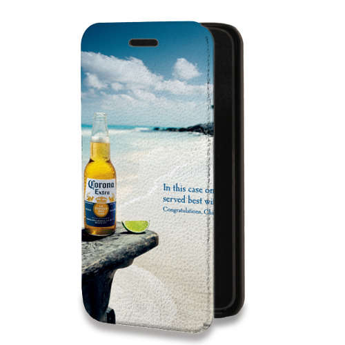 Дизайнерский горизонтальный чехол-книжка для Iphone 11 Pro Corona