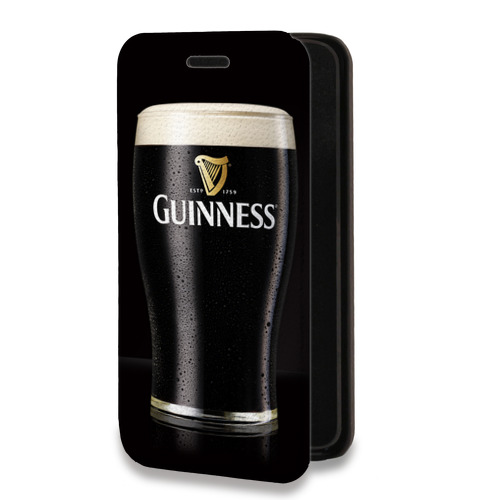 Дизайнерский горизонтальный чехол-книжка для OnePlus 8T Guinness