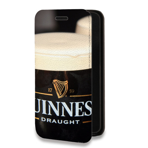Дизайнерский горизонтальный чехол-книжка для Iphone 13 Mini Guinness