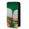 Дизайнерский горизонтальный чехол-книжка для Huawei Honor 30i Heineken