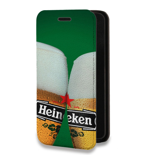 Дизайнерский горизонтальный чехол-книжка для Xiaomi RedMi Note 2 Heineken