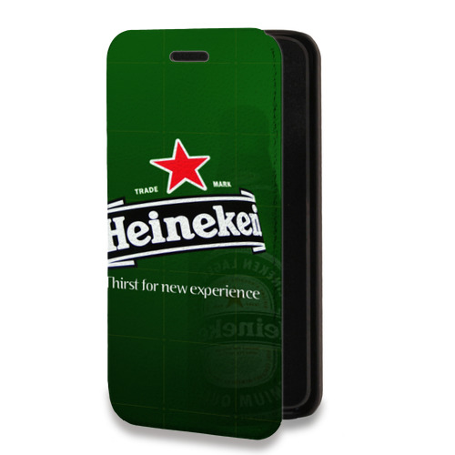 Дизайнерский горизонтальный чехол-книжка для Xiaomi RedMi Note 10 Heineken