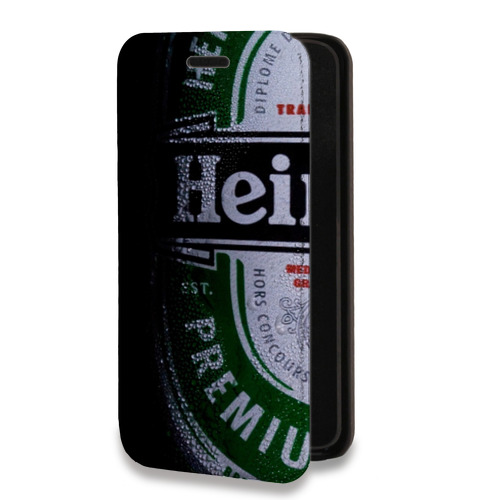 Дизайнерский горизонтальный чехол-книжка для Iphone Xr Heineken