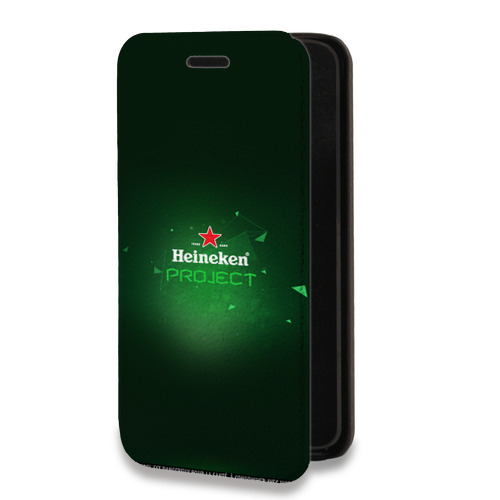 Дизайнерский горизонтальный чехол-книжка для Xiaomi RedMi Note 10 Pro Heineken