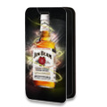 Дизайнерский горизонтальный чехол-книжка для Samsung Galaxy A30 Jim Beam