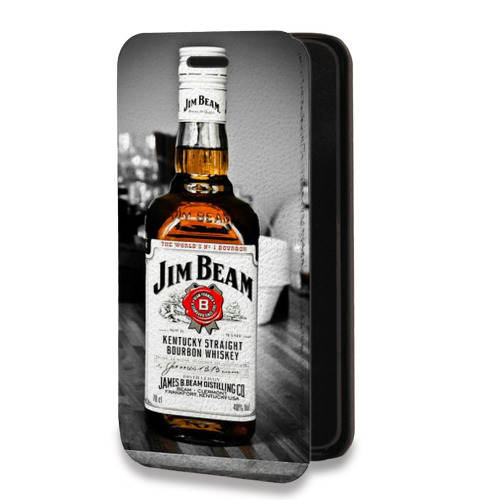 Дизайнерский горизонтальный чехол-книжка для Realme C11 Jim Beam