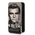 Дизайнерский горизонтальный чехол-книжка для Iphone 14 Pro Jim Beam