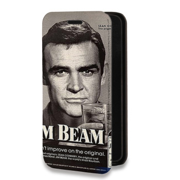 Дизайнерский горизонтальный чехол-книжка для Samsung Galaxy A6 Jim Beam (на заказ)