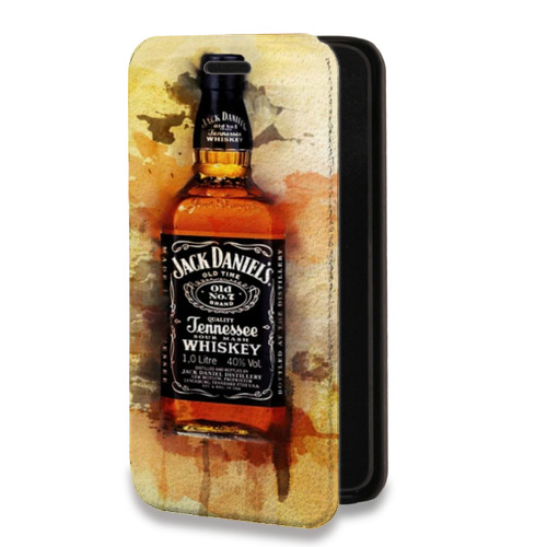 Дизайнерский горизонтальный чехол-книжка для Huawei Mate 10 Pro Jack Daniels