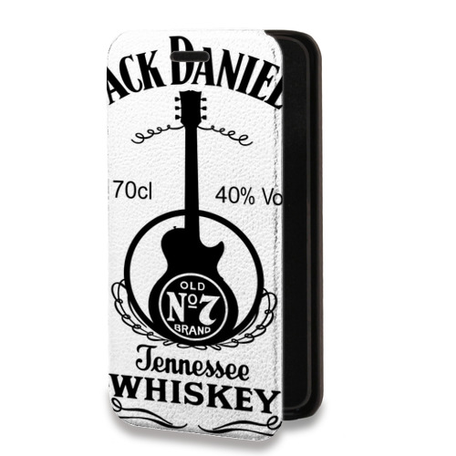 Дизайнерский горизонтальный чехол-книжка для Iphone Xr Jack Daniels