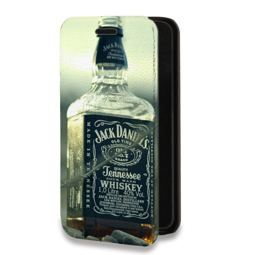 Дизайнерский горизонтальный чехол-книжка для Huawei Honor 10i Jack Daniels