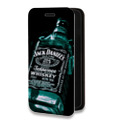 Дизайнерский горизонтальный чехол-книжка для Iphone 11 Pro Jack Daniels