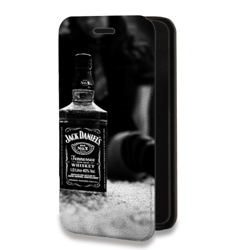 Дизайнерский горизонтальный чехол-книжка для Nokia 1.4 Jack Daniels