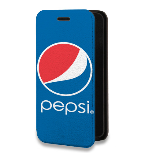 Дизайнерский горизонтальный чехол-книжка для Iphone 13 Mini Pepsi