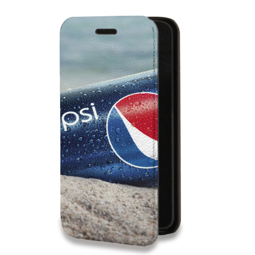 Дизайнерский горизонтальный чехол-книжка для Google Pixel 6 Pepsi
