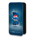 Дизайнерский горизонтальный чехол-книжка для Motorola Edge 20 Pro Pepsi
