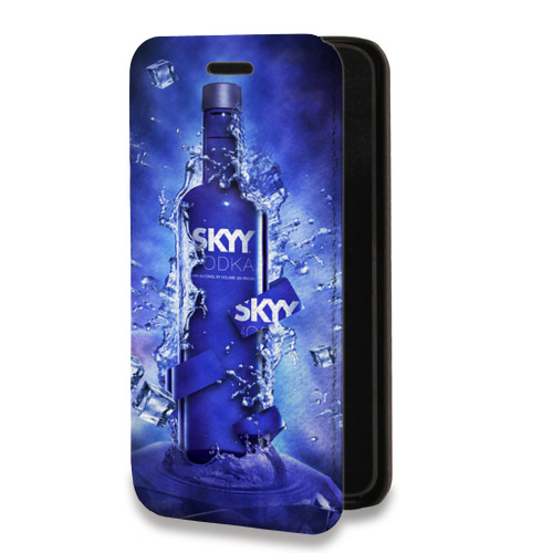 Дизайнерский горизонтальный чехол-книжка для Alcatel One Touch Idol 2 mini Skyy Vodka