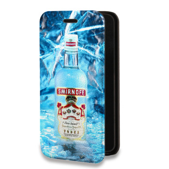 Дизайнерский горизонтальный чехол-книжка для Huawei P20 Smirnoff (на заказ)