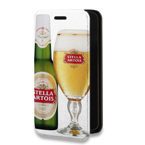 Дизайнерский горизонтальный чехол-книжка для Huawei Honor 30 Pro Stella Artois