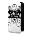 Дизайнерский горизонтальный чехол-книжка для Nokia 3.4 Stella Artois