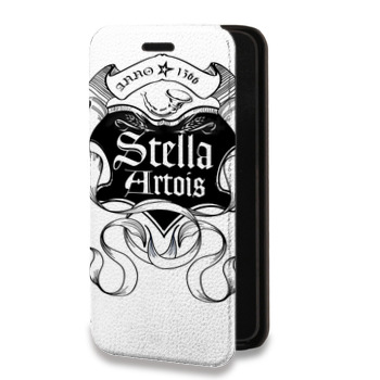 Дизайнерский горизонтальный чехол-книжка для Huawei Honor 9A Stella Artois (на заказ)