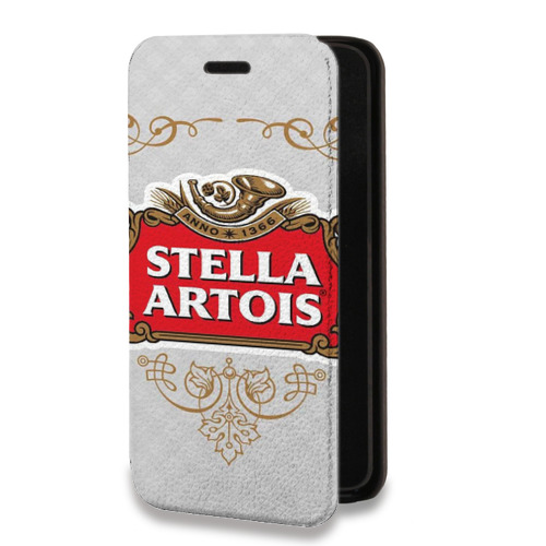 Дизайнерский горизонтальный чехол-книжка для Realme 6 Pro Stella Artois