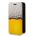 Дизайнерский горизонтальный чехол-книжка для Nokia 7 Пузырьки пива
