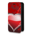 Дизайнерский горизонтальный чехол-книжка для Realme Narzo 30 5G День Святого Валентина