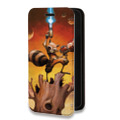 Дизайнерский горизонтальный чехол-книжка для Realme 7 Pro Стражи галактики