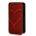 Дизайнерский горизонтальный чехол-книжка для Nokia X10 День Святого Валентина