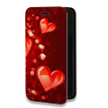 Дизайнерский горизонтальный чехол-книжка для Realme 7 Pro День Святого Валентина