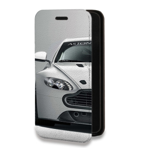 Дизайнерский горизонтальный чехол-книжка для Microsoft Lumia 640 XL Aston Martin